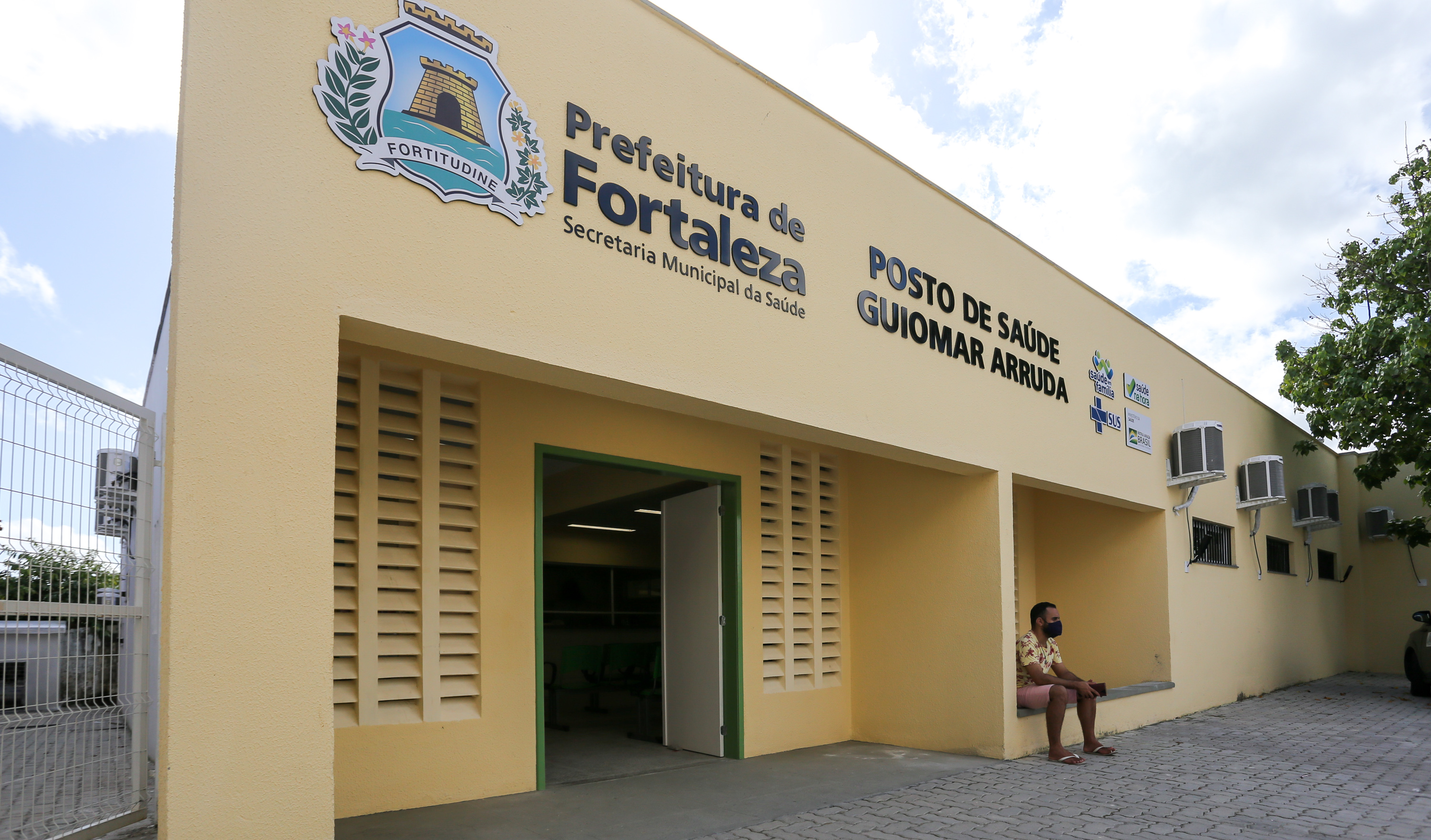 fachada do posto de saúde guiomar arruda